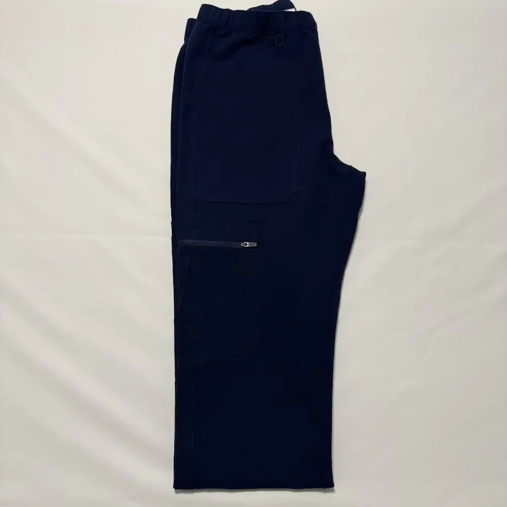 FIGS Men’s Cairo Cargo Scrub Pants Navy Xtra Small New With Tags